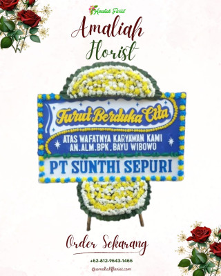 Papan Bunga Duka di Mayura